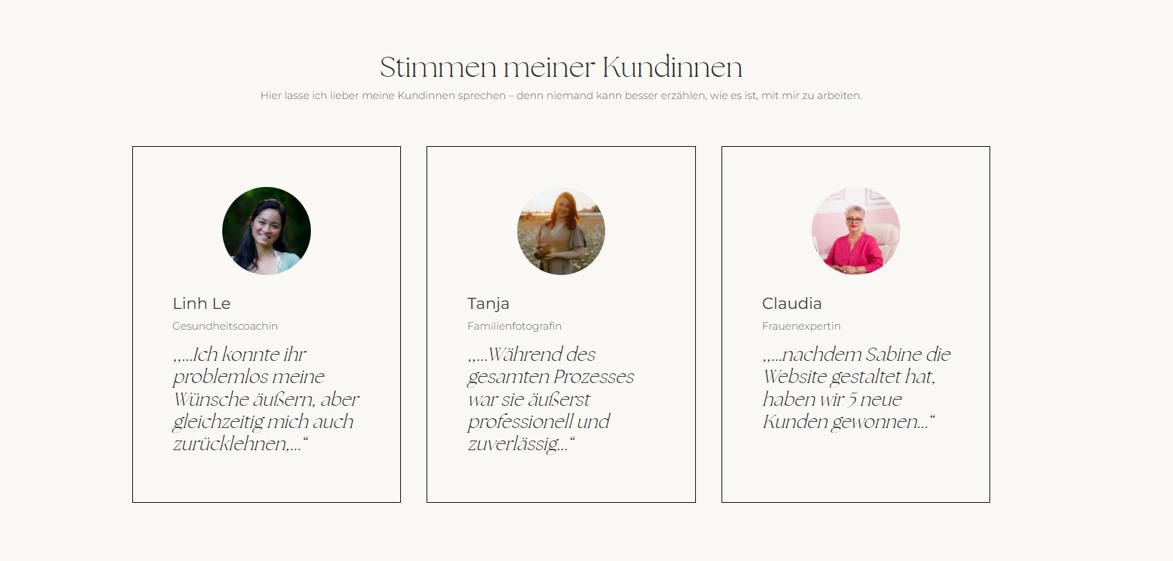 Welche Inhalte sollten auf meiner Homepage stehen-social proof Beispiel für den Abschnitt Social Proof