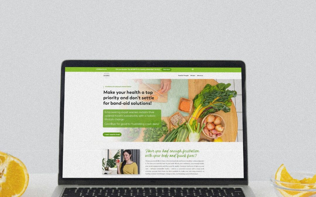 Relaunch: Webdesign für Ernährungsberaterin in Berlin – Projekt Niaria