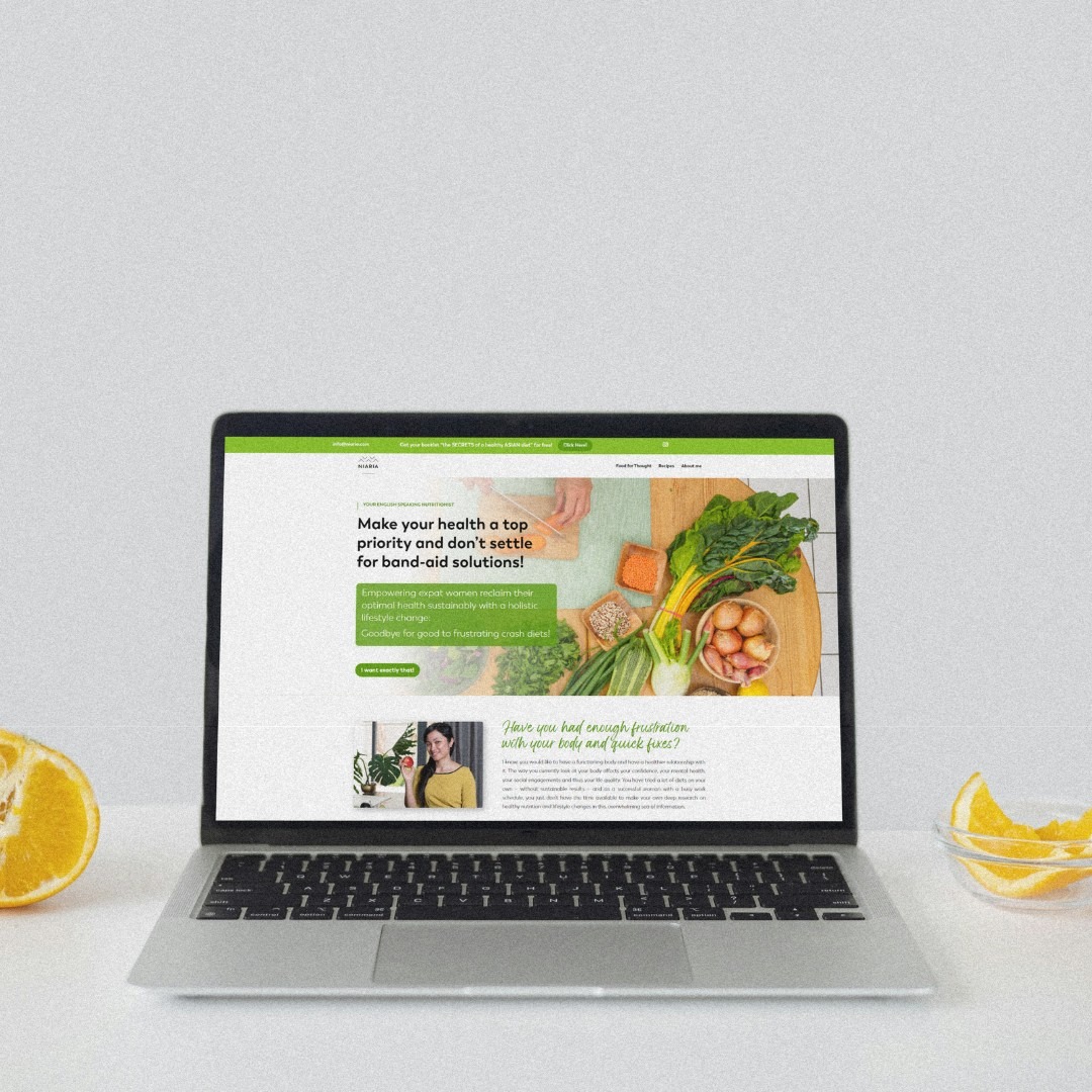Relaunch: Webdesign für Ernährungsberaterin in Berlin – Projekt Niaria
