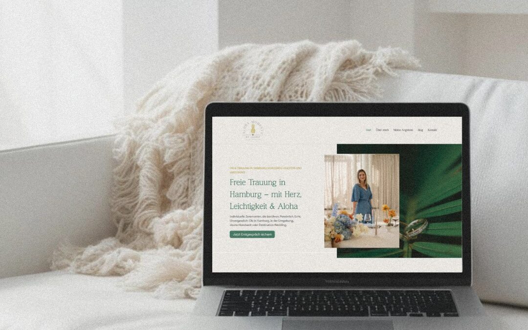 Wie entsteht eine Website für freie Traurednerin, die echt wirkt?