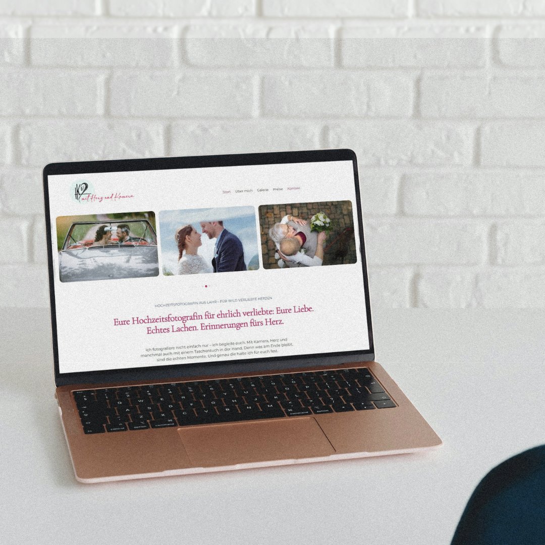 Webdesign für Hochzeitsfotografin Helene Karsten – Neue Website im Stil, der berührt
