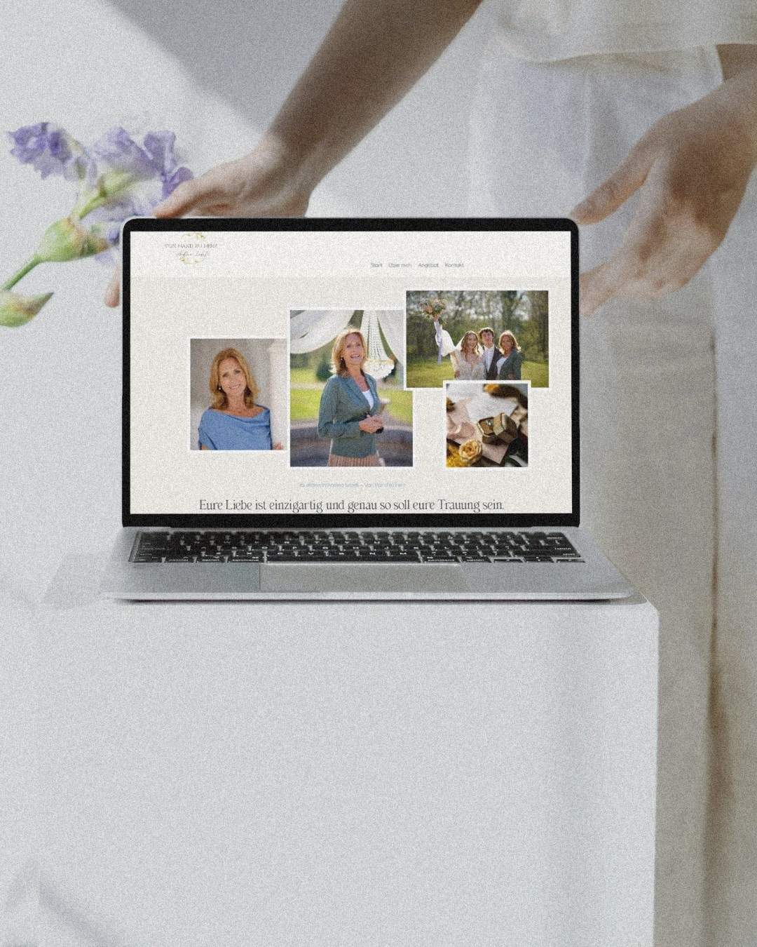 Website von Andrea Lebek Traurednerin